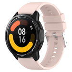 Protruding Head Silicone Strap Silver Buckle, For Samsung Galaxy Watch3 45mm 22mm, For Samsung Galaxy Gear S3 Classic 22mm, For Samsung Galaxy Gear S3 Frontier 22mm, For Samsung Galaxy Watch Heart-S 20mm