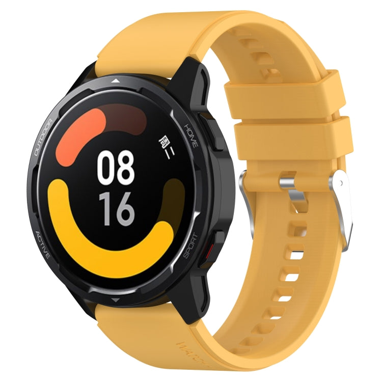 Protruding Head Silicone Strap Silver Buckle, For Samsung Galaxy Watch Heart-L 20mm, For Samsung Galaxy Watch4 40mm/44mm 20mm, For Samsung Galaxy Watch4 Classic 42mm/46mm 20mm, For Samsung Galaxy Watch3 41mm 20mm