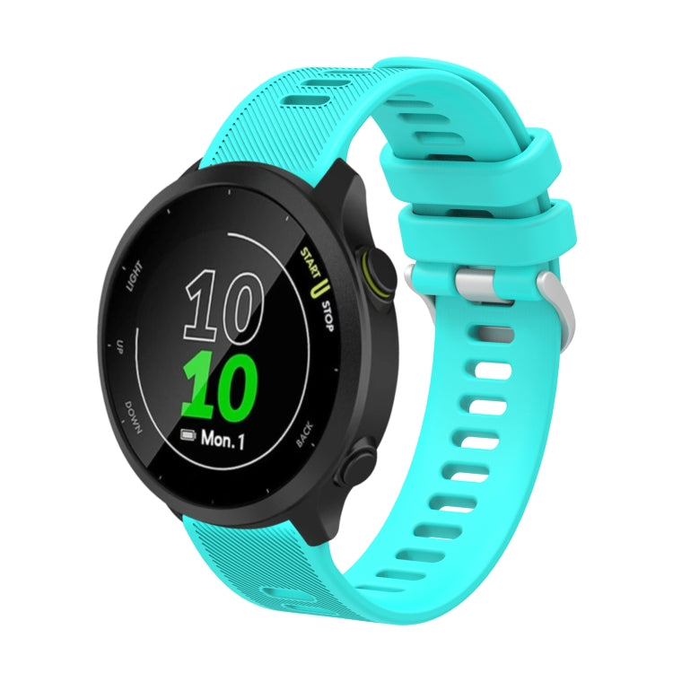 20mm Silicone Twill Watch Band, For Garmin Vivomove Sport, For Garmin Venu 2 Plus, For Garmin Approach S40, For Garmin Forerunner 158