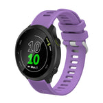 20mm Silicone Twill Watch Band, For Garmin Forerunner 55, For Garmin Venu, For Garmin Venu SQ, For Garmin Vivomove 3