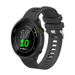 20mm Silicone Twill Watch Band, For Samsung Galaxy Watch 3 41mm, For Samsung Galaxy Watch Active 2 40mm, For Samsung Galaxy Watch Active 2 44mm, For Samsung Galaxy Watch Active 40mm