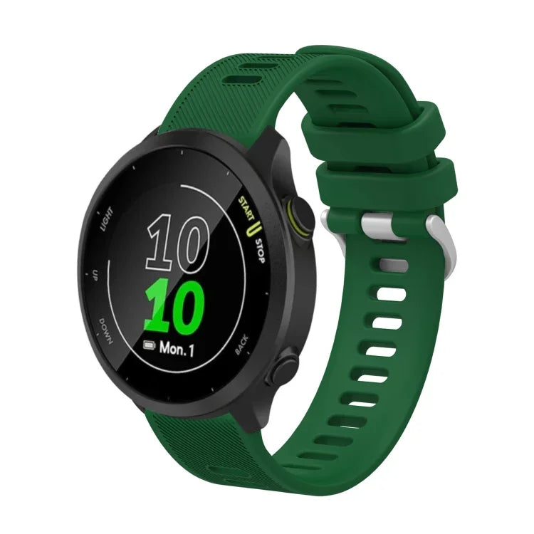 20mm Silicone Twill Watch Band, For Samsung Galaxy Watch 42mm, For Samsung Gear Sport, For Samsung Gear S2 Classic
