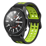 20mm Breathable Two-Color Silicone Watch Band, For Samsung Galaxy Watch 5 Pro  45mm, For Samsung Galaxy Watch 4 40mm