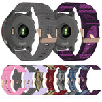 20mm Nylon Woven Watch Band, For Samsung Galaxy Watch5 40mm, For Samsung Galaxy Watch5 44mm, For Samsung Galaxy Watch5 Pro 45mm, For Samsung Galaxy Watch4 40mm, For Samsung Galaxy Watch4 44mm, For Samsung Galaxy Watch4 Classic 46mm
