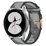 20mm Nylon Woven Watch Band, For Samsung Galaxy Watch5 40mm, For Samsung Galaxy Watch5 44mm, For Samsung Galaxy Watch5 Pro 45mm, For Samsung Galaxy Watch4 40mm, For Samsung Galaxy Watch4 44mm, For Samsung Galaxy Watch4 Classic 46mm