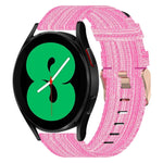 20mm Nylon Woven Watch Band, For Samsung Galaxy Watch5 40mm, For Samsung Galaxy Watch5 44mm, For Samsung Galaxy Watch5 Pro 45mm, For Samsung Galaxy Watch4 40mm, For Samsung Galaxy Watch4 44mm, For Samsung Galaxy Watch4 Classic 46mm