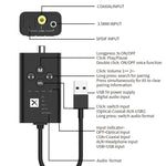 T9 Low latency 5.2 Bluetooth Audio Transmitter Supports Fiber Optic Coaxial APTX Full Series, No Cable