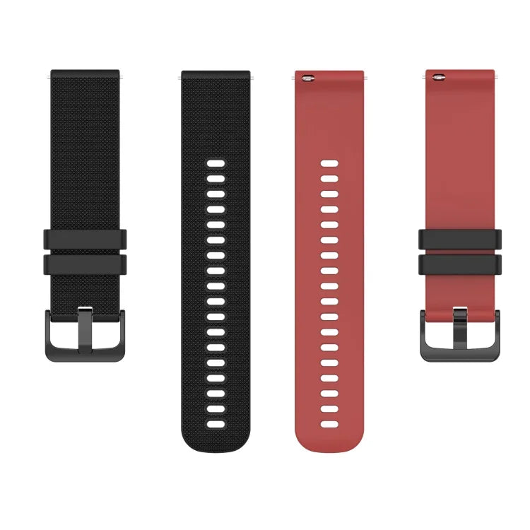 20mm Checkered Two-Color Silicone Watch Band, For Samsung Gear Sport, For Samsung Gear S2 Classic