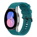 20mm Solid Color Soft Silicone Watch Band, For Samsung Galaxy Watch Active 2 44mm, For Samsung Galaxy Watch 42mm
