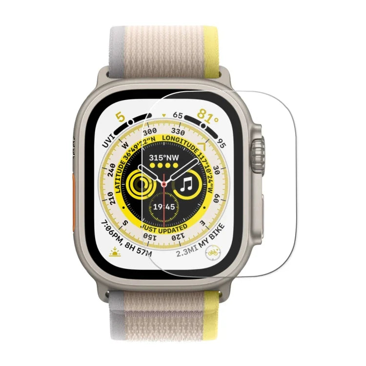For Apple Watch Ultra 1 / 2 / 3 49mm ENKAY 0.2mm 9H Tempered Glass Watch Film, 1pcs, 2pcs, 5pcs, 10pcs
