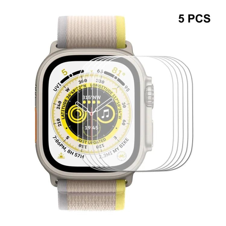 For Apple Watch Ultra 1 / 2 / 3 49mm ENKAY 0.2mm 9H Tempered Glass Watch Film, 1pcs, 2pcs, 5pcs, 10pcs