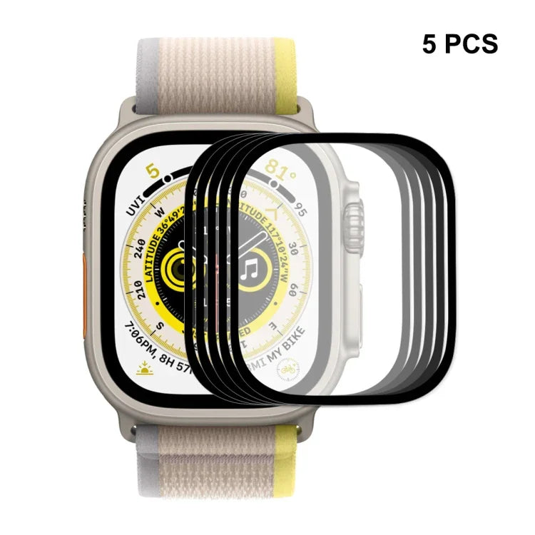 For Apple Watch Ultra 1 / 2 / 3 49mm ENKAY 9H Full Cover Tempered Glass Watch Film, 1pcs, 2pcs, 5pcs, 10pcs