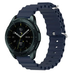 20mm Ocean Style Silicone Solid Color Watch Band, For Samsung Galaxy Watch Active 2 44mm, For Samsung Galaxy Watch 42mm