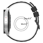 22mm Two-Color Porous Silicone Watch Band, For Huawei Watch 3 Pro New