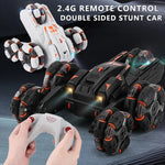 MoFun Five-wheeled Stunt Car 360-degree Swing Arm 2.4G Multifunctional RC Car, Single control, Double control