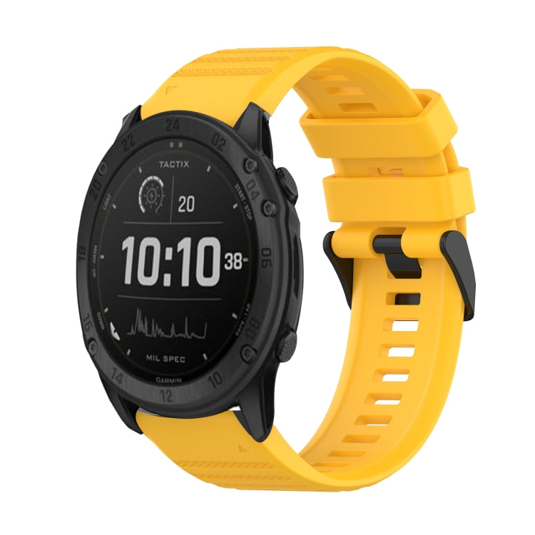 26mm Horizontal Texture Silicone Watch Band with Removal Tool, For Garmin Fenix 7X, For Garmin Fenix 7X Solar, For Garmin Tactix Delta, For Garmin Enduro, For Garmin Fenix 6X, For Garmin Fenix 6X Pro