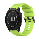 26mm Horizontal Texture Silicone Watch Band with Removal Tool, For Garmin Fenix 7X, For Garmin Fenix 7X Solar, For Garmin Tactix Delta, For Garmin Enduro, For Garmin Fenix 6X, For Garmin Fenix 6X Pro