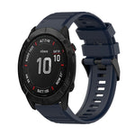 26mm Horizontal Texture Silicone Watch Band with Removal Tool, For Garmin Fenix 6X Sapphire, For Garmin Fenix 5X Sapphire, For Garmin Fenix 5X Plus, For Garmin Fenix 3, For Garmin Fenix 3 HR, For Garmin Fenix 3 Sapphire