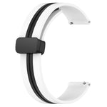 20mm Folding Magnetic Clasp Silicone Watch Band, For Amazfit GTS 4, For Amazfit GTS 3, For Amazfit GTS 2 Mini, For Amazfit GTS 2