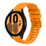 22mm Wavy Dot Pattern Solid Color Silicone Watch Band, For Samsung Galaxy Watch3 45mm, For Samsung Galaxy Watch 46mm, For Samsung Gear S3 Classic, For Samsung Gear S3 Frontier