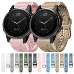 20mm Lady's Silicone Watch Band With Lace Punch, For Garmin Fenix 5S, For Garmin Fenix 5S Plus