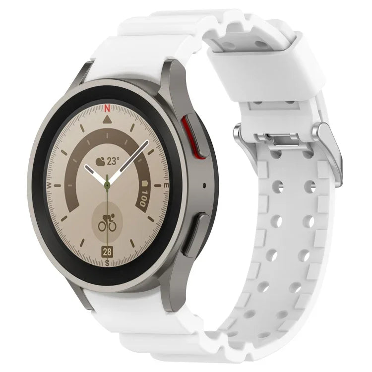 Armor Pure Color Silicone Watch Band, For Samsung Galaxy Watch5 44mm, For Samsung Galaxy Watch5 40mm, For Samsung Galaxy Watch5 Pro 45mm, For Samsung Galaxy Watch4 44mm, For Samsung Galaxy Watch4 40mm, For Samsung  Galaxy Watch4 Classic 42mm           ...