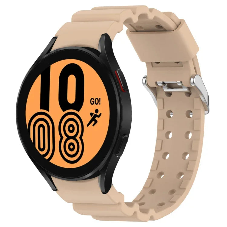 Armor Pure Color Silicone Watch Band, For Samsung Galaxy Watch5 44mm, For Samsung Galaxy Watch5 40mm, For Samsung Galaxy Watch5 Pro 45mm, For Samsung Galaxy Watch4 44mm, For Samsung Galaxy Watch4 40mm, For Samsung  Galaxy Watch4 Classic 42mm           ...