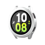For Samsung Galaxy Watch4/5 40mm ENKAY Hat-Prince Waterproof Full Coverage PC Frame + 9H Tempered Glass Case