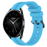 22mm Concave Striped Slicone Watch Band, For Xiaomi Watch S2 42mm, For Xiaomi Watch S2 46mm, For Xiaomi MI Watch S1, For Xiaomi MI Watch S1 Pro