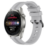 22mm Concave Striped Slicone Watch Band, For Huawei Watch GT Runner, For Huawei Watch 3, For Huawei Watch 3 Pro, For Huawei GT2 Pro