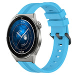 20mm Concave Striped Slicone Watch Band, For Huawei Watch GT3 Pro 43mm, For Huawei Watch GT3 42mm, For Huawei Watch GT2 42mm, For Huawei Watch 2