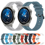 20mm Concave Striped Slicone Watch Band, For Huawei Watch GT3 Pro 43mm, For Huawei Watch GT3 42mm, For Huawei Watch GT2 42mm, For Huawei Watch 2