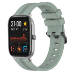 20mm Concave Striped Slicone Watch Band, For Amazfit GTS 2, For Amazfit GTS, For Amazfit GTR 42mm, For Amazfit Pop Pro