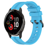 20mm Concave Striped Slicone Watch Band, For Garmin Vivomove Sport, For Garmin Venu 2 Plus, For Garmin Approach S40, For Garmin Forerunner 158