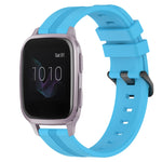 20mm Concave Striped Slicone Watch Band, For Garmin Forerunner 55, For Garmin Venu, For Garmin Venu SQ, For Garmin Garminmove Luxe