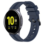 20mm Concave Striped Slicone Watch Band, For Samsung Galaxy Watch Active 2 40mm, For Samsung Galaxy Watch Active 2 44mm, For Samsung Galaxy Watch 42mm, For Samsung Galaxy Watch 6 44mm