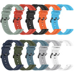 20mm Concave Striped Slicone Watch Band, For Samsung Galaxy Watch Active 2 40mm, For Samsung Galaxy Watch Active 2 44mm, For Samsung Galaxy Watch 42mm, For Samsung Galaxy Watch 6 44mm