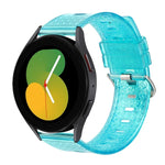 20mm Transparent Shiny Diamond TPU Watch Band, For Samsung Galaxy Watch 3 41mm, For Samsung Galaxy Watch 42mm, For Samsung Galaxy Watch5 40mm / 44mm, For Samsung Galaxy Watch5 Pro, For Samsung Galaxy Watch4 / Watch4 Classic, For Samsung Galaxy Watch3 4...