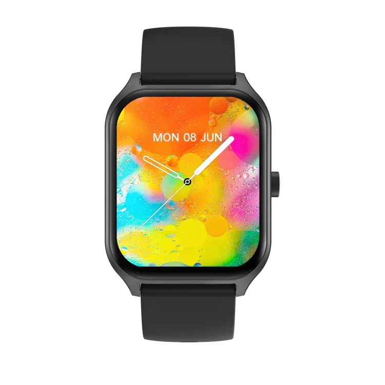 P58 1.96 inch Color Screen Smart Watch Support Heart Rate Monitoring / Blood Pressure Monitoring