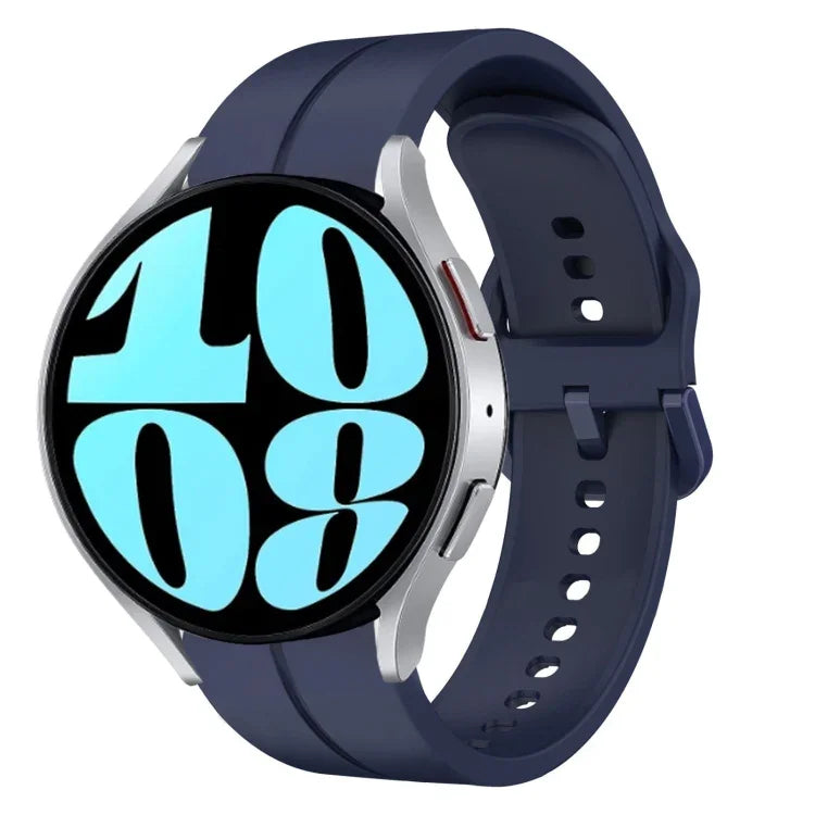 20mm Loop Silicone Watch Band, For Samsung Galaxy Watch 6 40mm, For Samsung Galaxy Watch 6 Classic 43mm