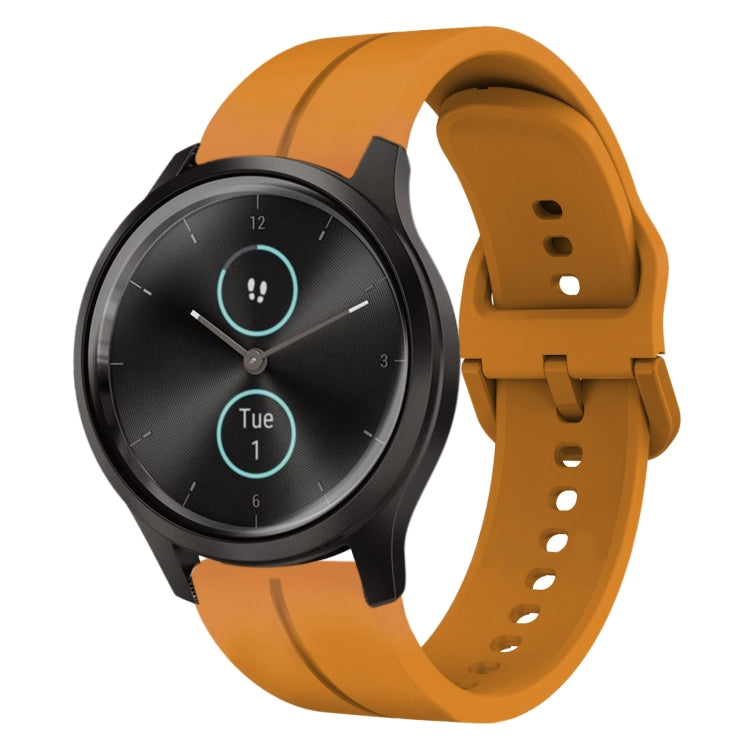 20mm Loop Silicone Watch Band, For Garminmove Style, For Garmin Forerunner 645 Music, For Garmin Forerunner Sq2, For Garmin Forerunner Sq2 Music