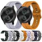 20mm Loop Silicone Watch Band, For Garminmove Style, For Garmin Forerunner 645 Music, For Garmin Forerunner Sq2, For Garmin Forerunner Sq2 Music