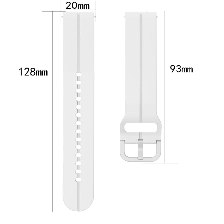 20mm Loop Silicone Watch Band, For Amazfit Pop