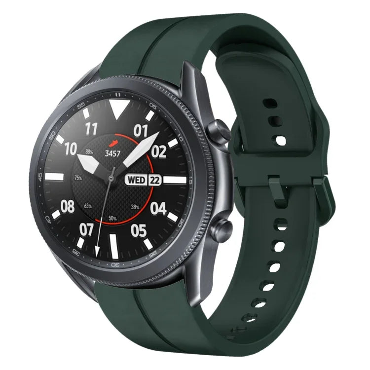 22mm Loop Silicone Watch Band, For Samsung Galaxy Watch3 45mm, For Samsung Galaxy Watch 46mm, For Samsung Gear S3 Classic, For Samsung Gear S3 Frontier