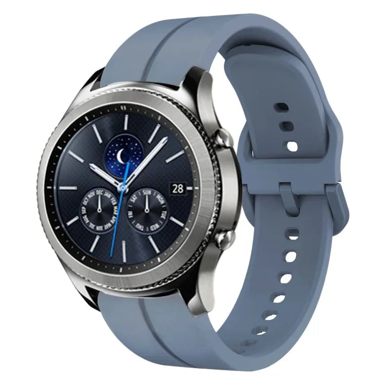 22mm Loop Silicone Watch Band, For Samsung Galaxy Watch3 45mm, For Samsung Galaxy Watch 46mm, For Samsung Gear S3 Classic, For Samsung Gear S3 Frontier