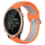 20mm Perforated Breathable Sports Silicone Watch Band, For Garmin Forerunner 645 Music, For Garmin Forerunner Sq2, For Garmin Forerunner Sq2 Music