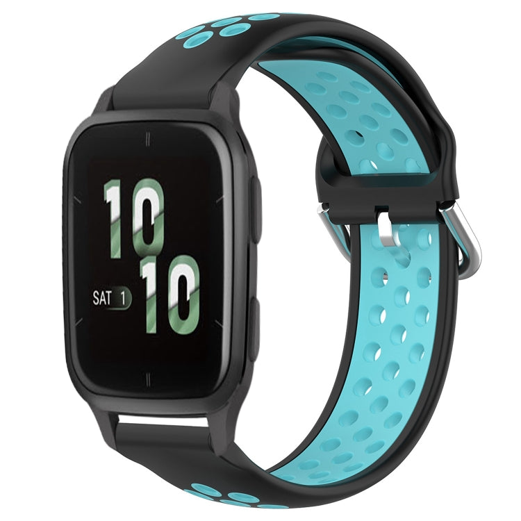 20mm Perforated Breathable Sports Silicone Watch Band, For Garmin Forerunner 645 Music, For Garmin Forerunner Sq2, For Garmin Forerunner Sq2 Music