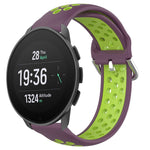 22mm Perforated Breathable Sports Silicone Watch Band, For Suunto 9 Peak Pro, For Suunto 9 Peak, For Suunto 5 Peak