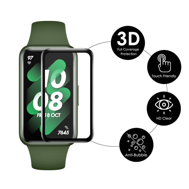 1pcs For Huawei Band 8 / 9 ENKAY Hat-Prince 3D Full Coverage Soft PC Edge + PMMA HD Screen Protector Film, 1pcs, 2pcs, 5pcs, 10pcs