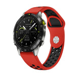 22mm Sports Breathable Silicone Watch Band, For Garmin MARQ Athlete Gen 2, For Garmin Instinct Crossover, For Garmin Instinct Crossover Solar, For Garmin Fenix 7